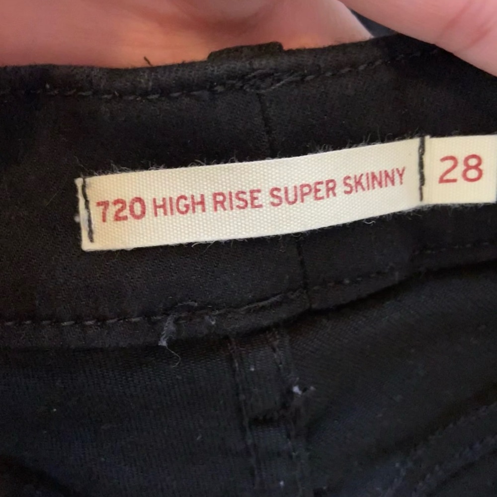 72 Levi Black Jeans